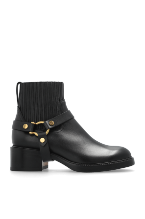 ショートブーツ・ブーティ Salvatore Ferragamo Black Leather Tia Ankle Boots Ferragamo Tie Leather Ankle Booties | Neiman Marcus